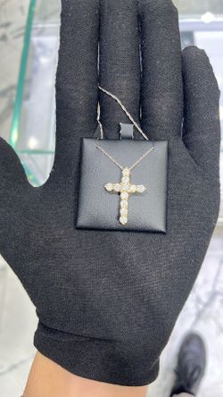 Yellow Gold Jesus Cross 