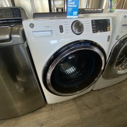 Ge Jumbo Washer White