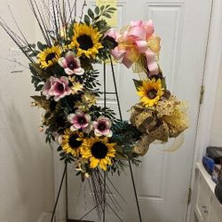 Handmade Summer Wreath 