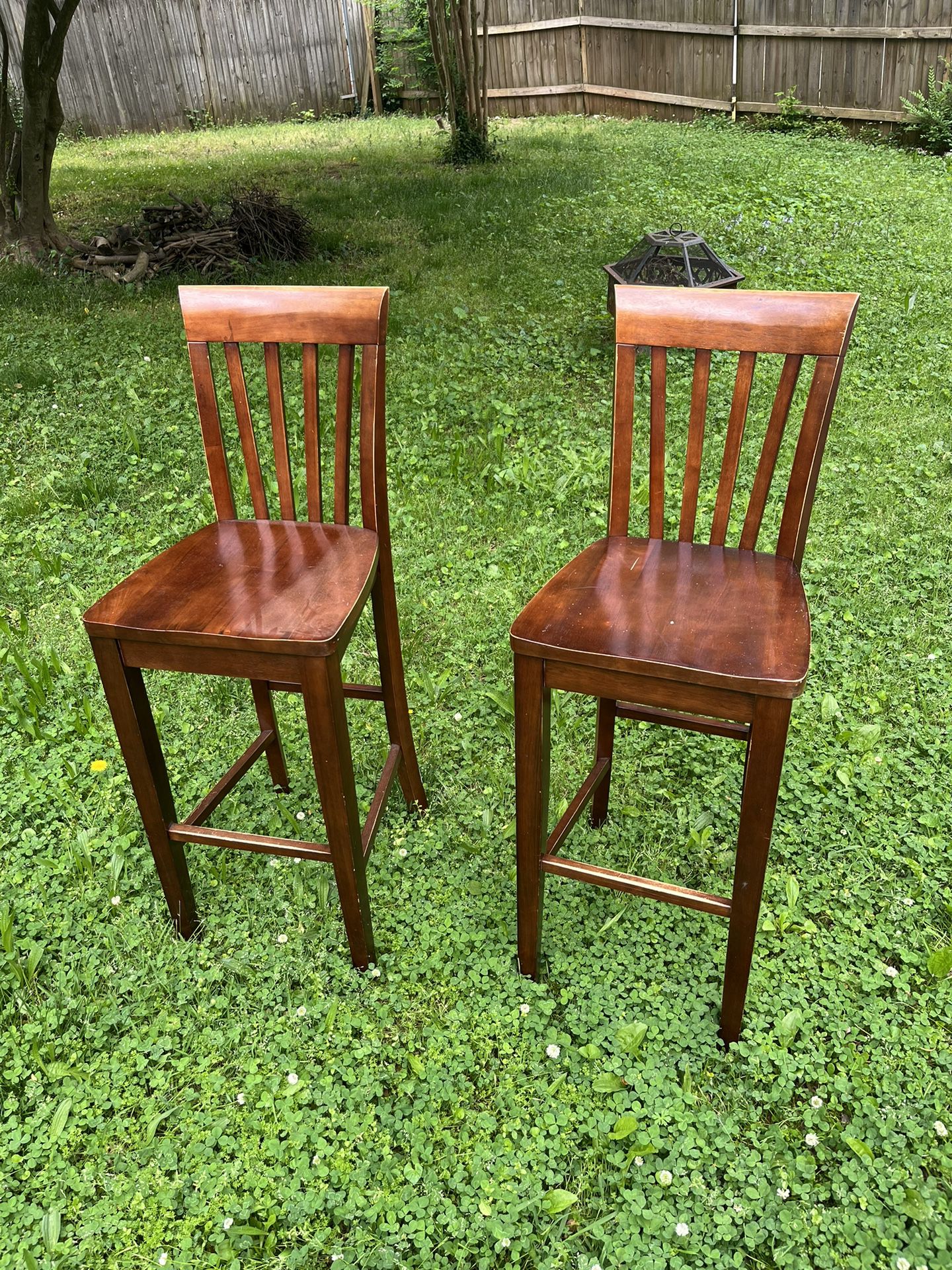 FREE Wood Bar Chairs