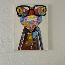 colorful frog painting 