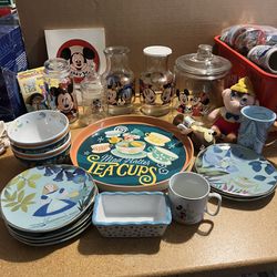 Vintage And New Disney Lot Items 