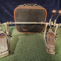 Pearl Demon Drive Double Pedal With Case