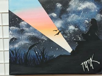 Hand painted canvas  artwork by me