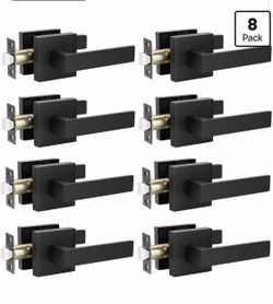 KNOBWELL 8 Pack Interior Door Handles Matte Black