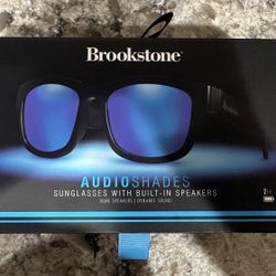 New! Brookstone Unisex Smart Sunglasses