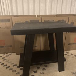 Black Side Table