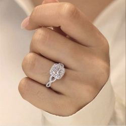 Square Cut Princess Ring 