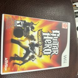 Guitar hero world tour wii game 