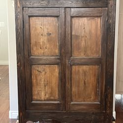 Antique Blanket Armoire 