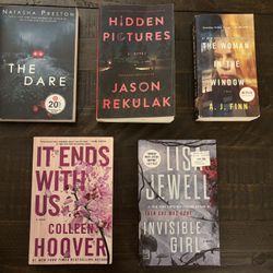 FICTION/MYSTERY THRILLER BOOK BUNDLE