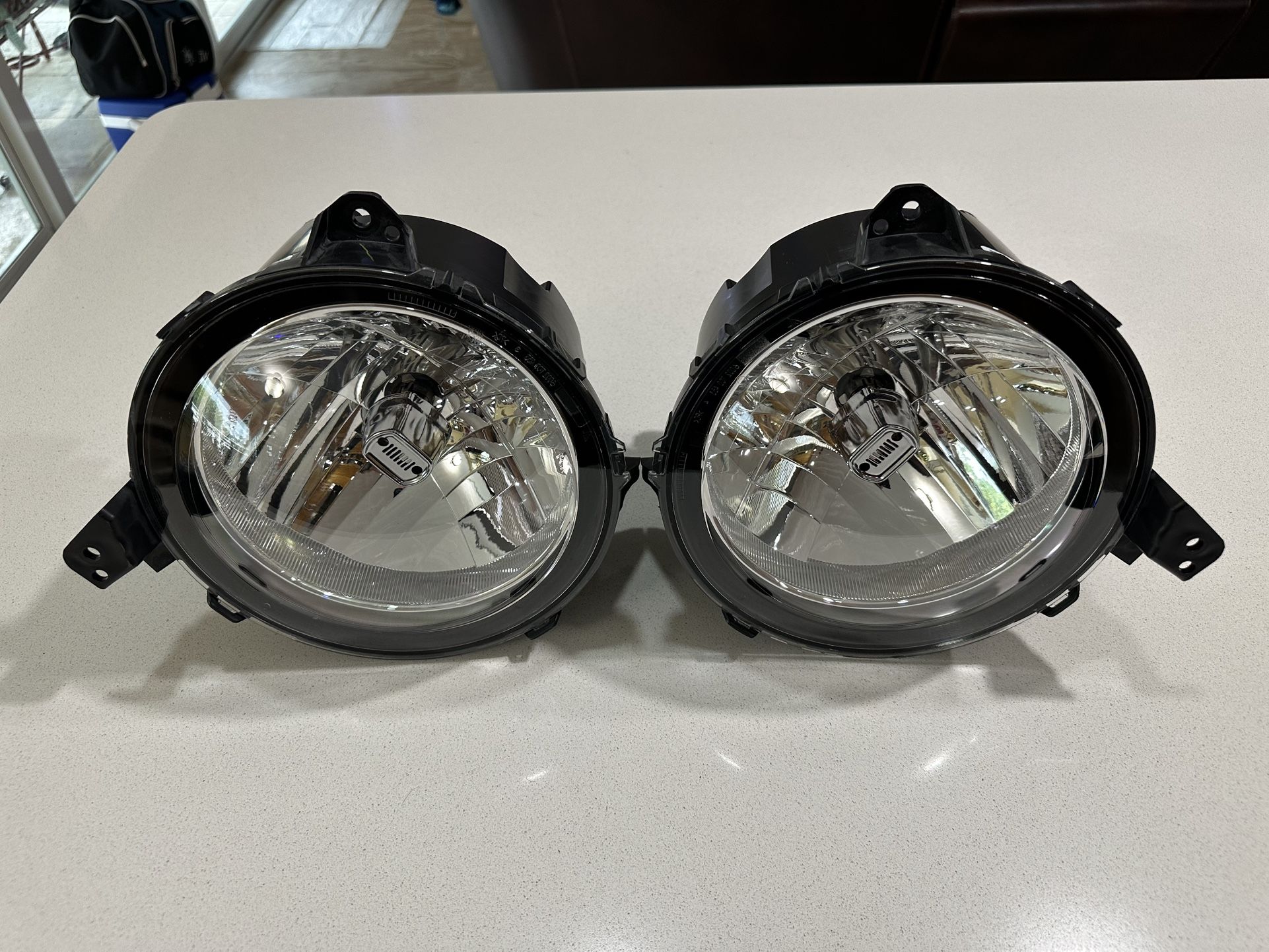 Mopar OEM Jeep Gladiator Mojave Right and Left Headlamps. Part Number Shown in one of the Pics.