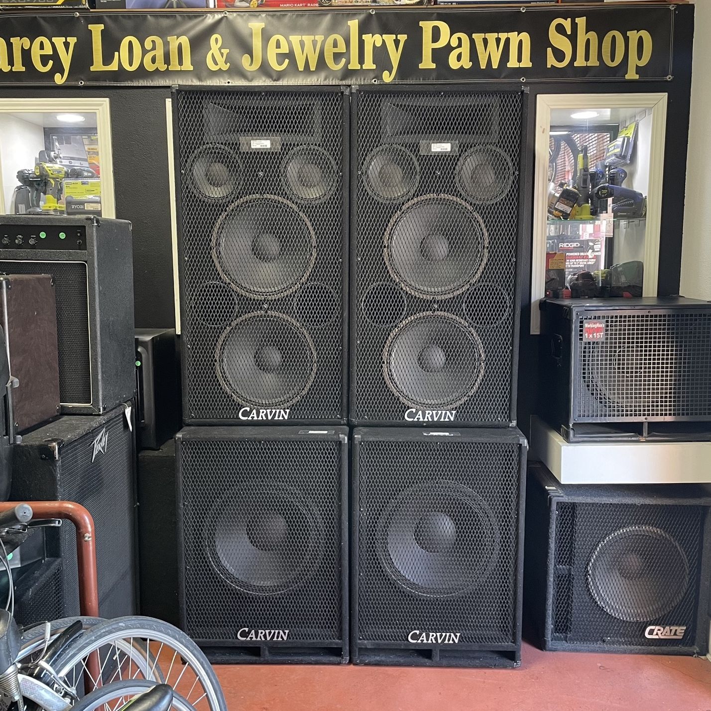 Carvin 1588 Passive Speakers Carvin Passive Subwoofers Carvin 1588 Passive Speakers Carvin Passive Subwoofers