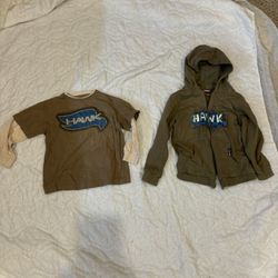Tony Hawk Shirt & Jacket Size 7 Kids Set