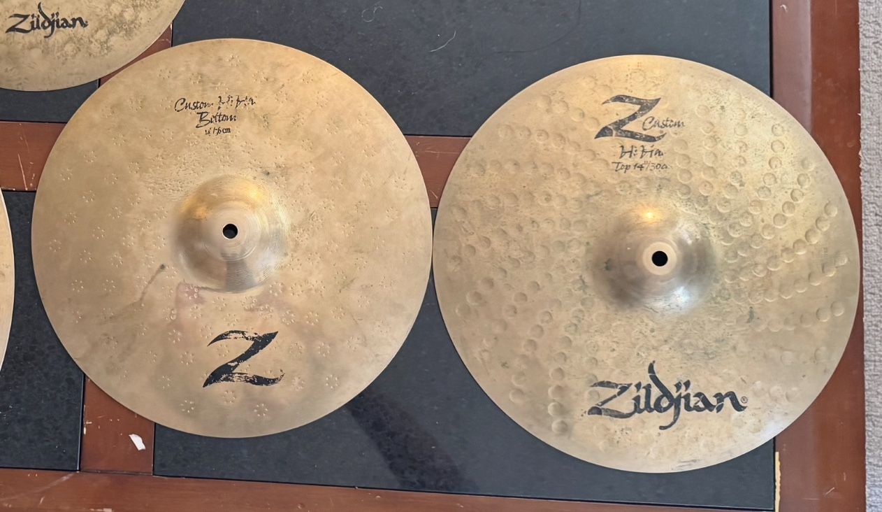 Zildjian Z Custom 14” Hi Hat Cymbals