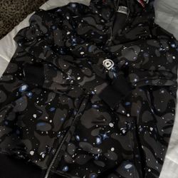 Bape Jacket, Xxl Fits Large 