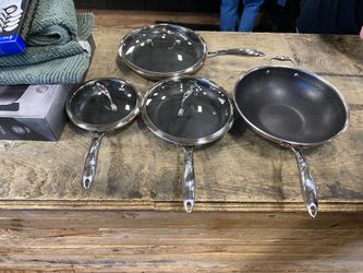 HEXCLAD 6 Piece Pan Set with Wok