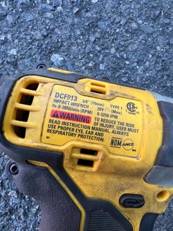 3/8 Impact wrench with deep socket set