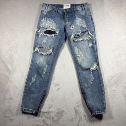 One Teaspoon Women’s Size 28 Blue Jeans Free People Distressed #3F