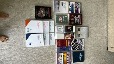 Pre-Med & USMLE Study Book Collection
