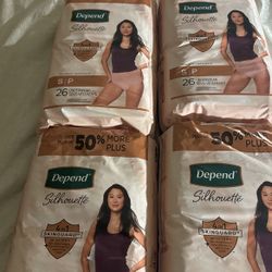 Depend. Underwear. S/p.   4x30