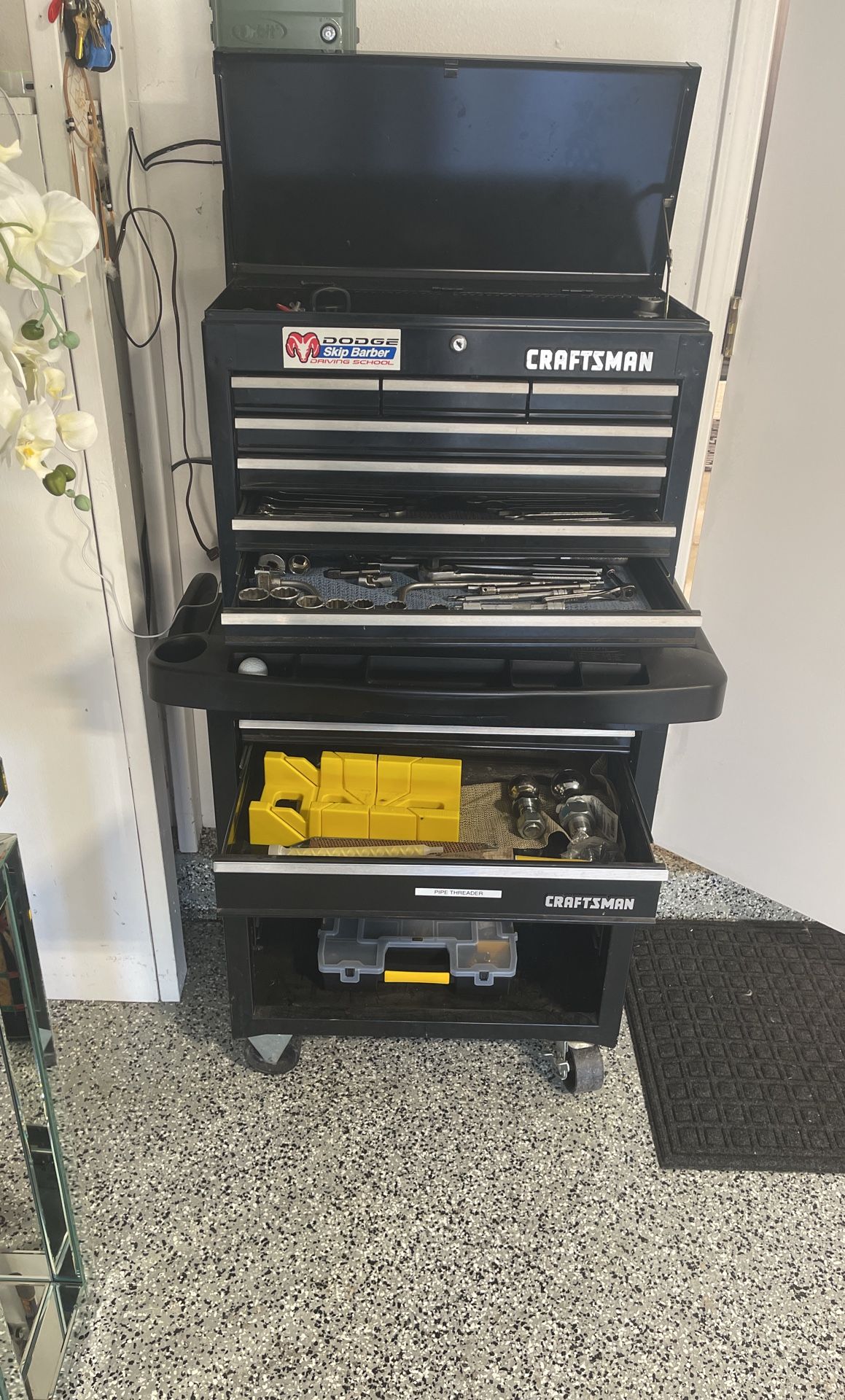 Toolbox with some tools