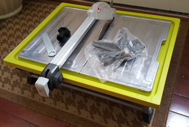 New Ryobi 7” Wet Tile Saw