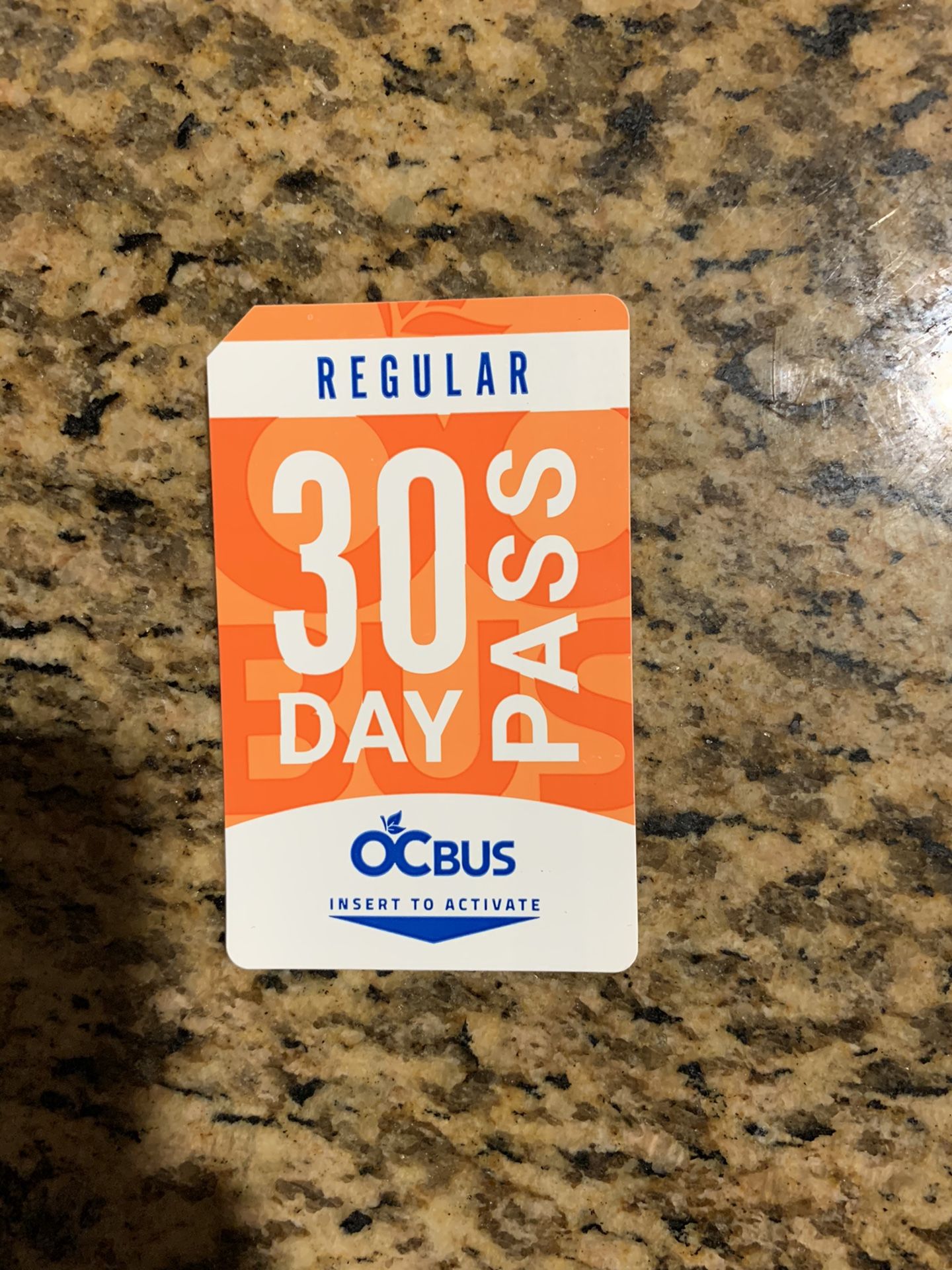 30 Day OCTA Bus Pass