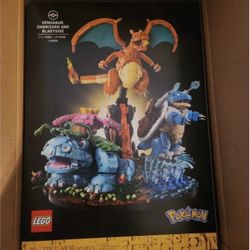 Charizard Blastoise And Venasaur Legos
