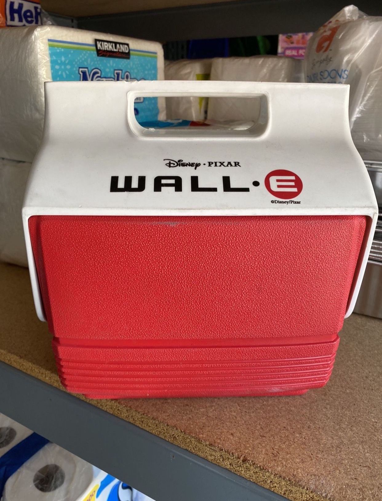 DISNEY WALL-E IGLOO COOLER LUNCH BOX PARTNERS WITH FEDERAL CREDIT UNION RARE EXCLUSIVE WALLE OBO