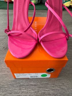 Rozalia x Billini The Naked Sandal Pink Heels