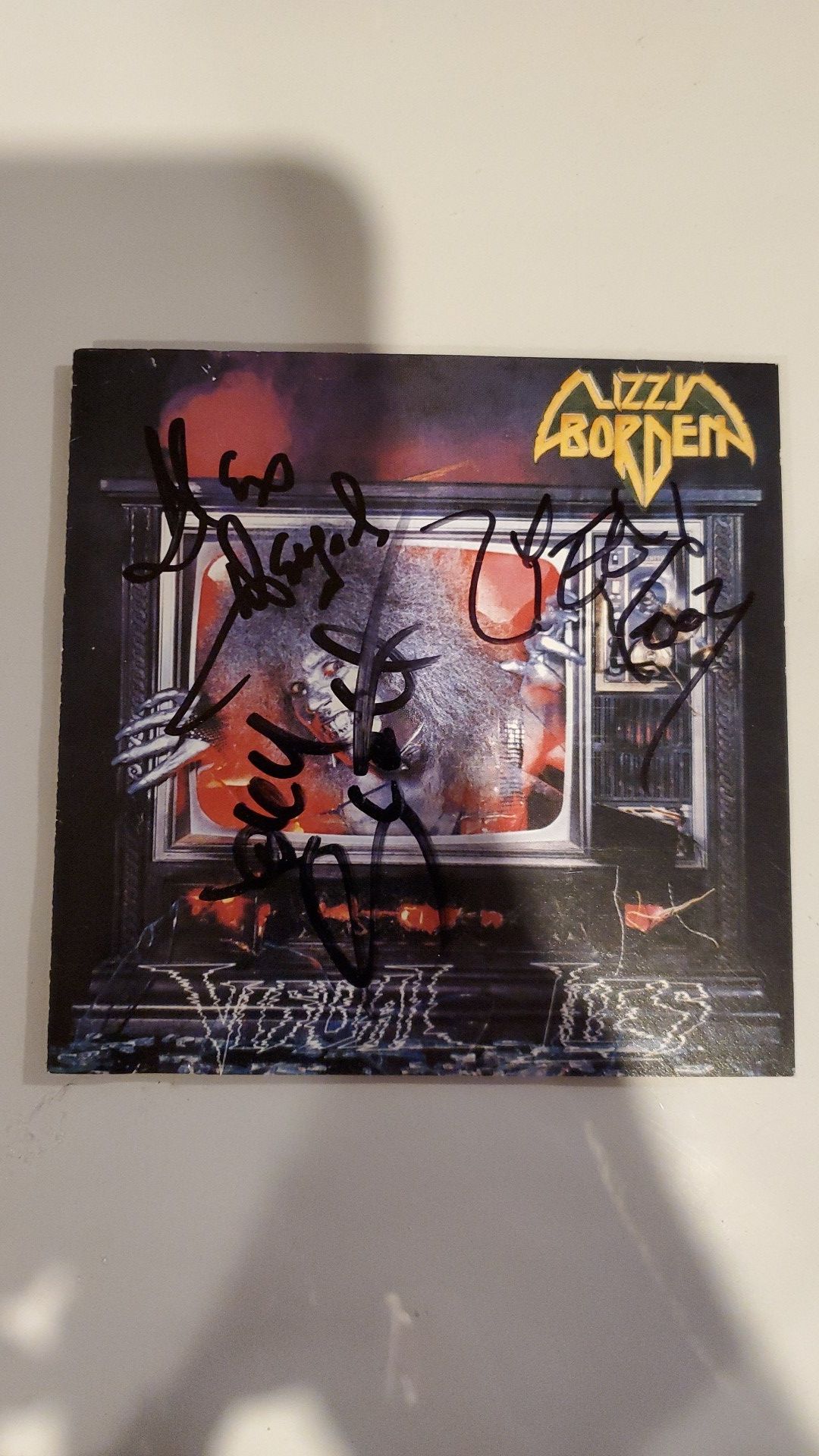 Autographed Heavy Metal Band:80's C.D Cover
