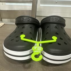 Women Black Crocs Bayaband Clog Size 9