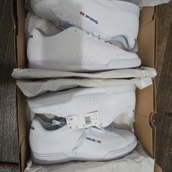 2 Pairs Reebok NPC white Shoes