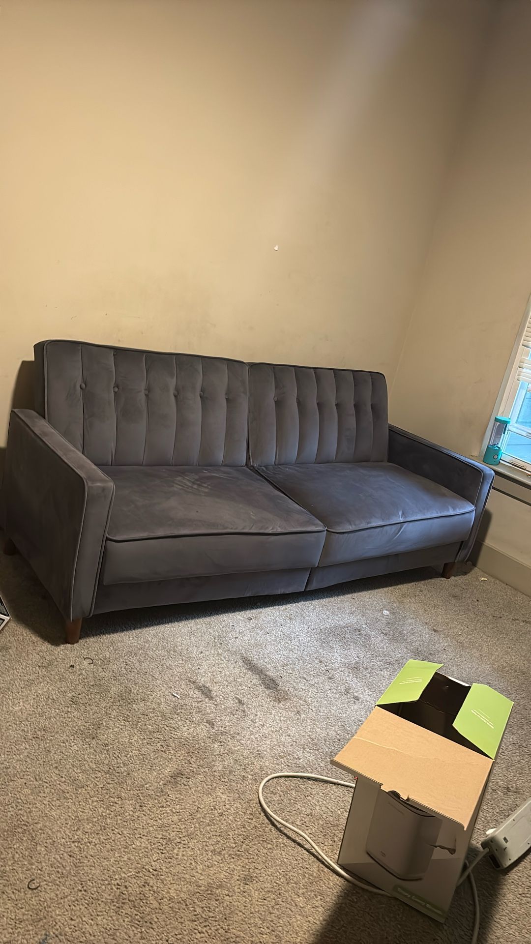 Navy Blue Couch/Futon