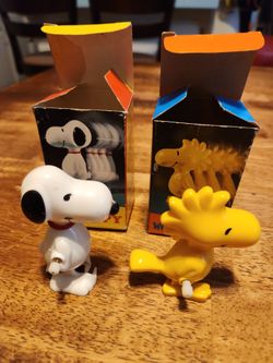 Snoopy and woodstock rare nineteen sixty five, with the boxes, and they still work