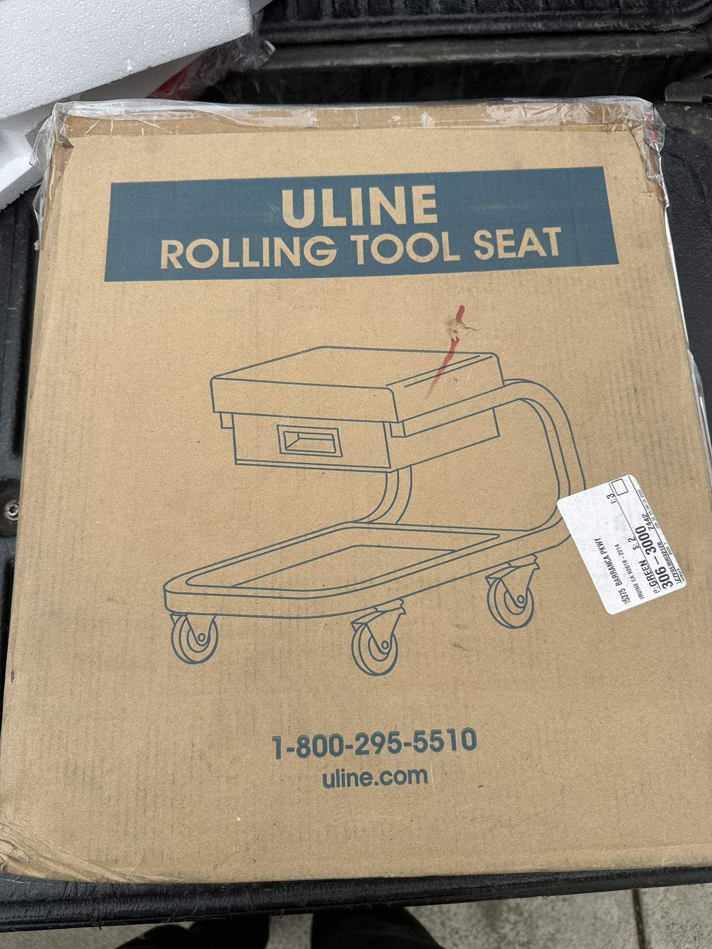 New Uline Rolling Tool Sear With Cabinet
