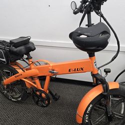 Sierra GT Folding Electric Bicycle W/ Extras 