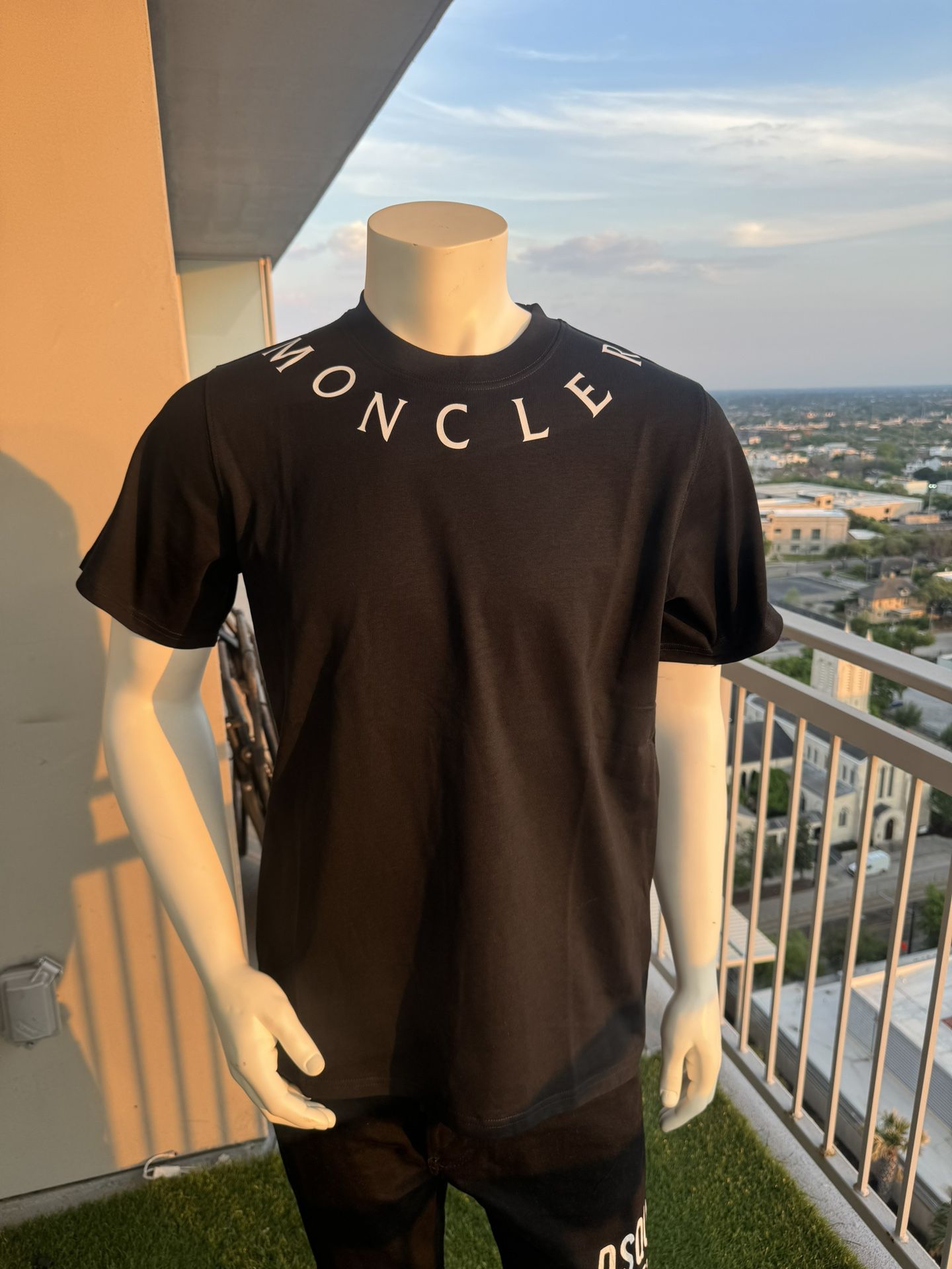 Men’s Black Moncler T Shirt Size Medium  