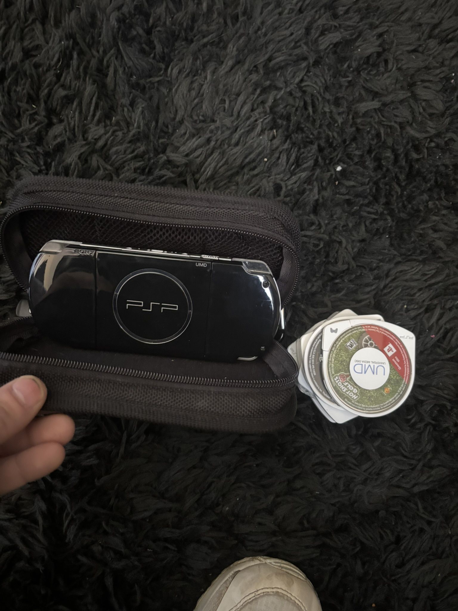 PSP Portable With Games And Case