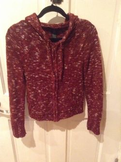 Burgundy sweater