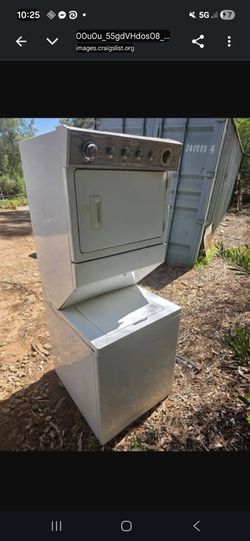 Dryer and washer stack