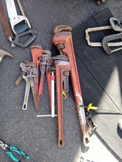 Tools for sale (sump transfer pump, air ratchet, acetylene torch, Ridgid internal pipe wrenches etc