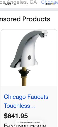 Chicago lab sensor faucet