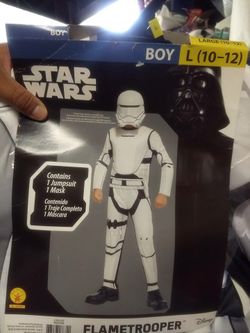 Flametrooper Star wars Halloween Costume 🎃 Boy Size Large
