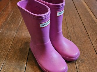 Pink Hunter Toddler Kids Boots