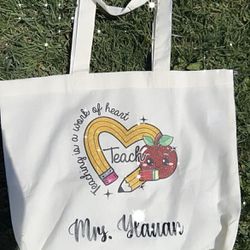 Tote Bags For Teacher Appreciation Week 