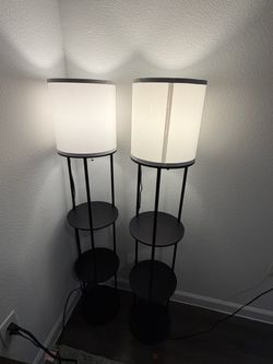 Lamp shelves