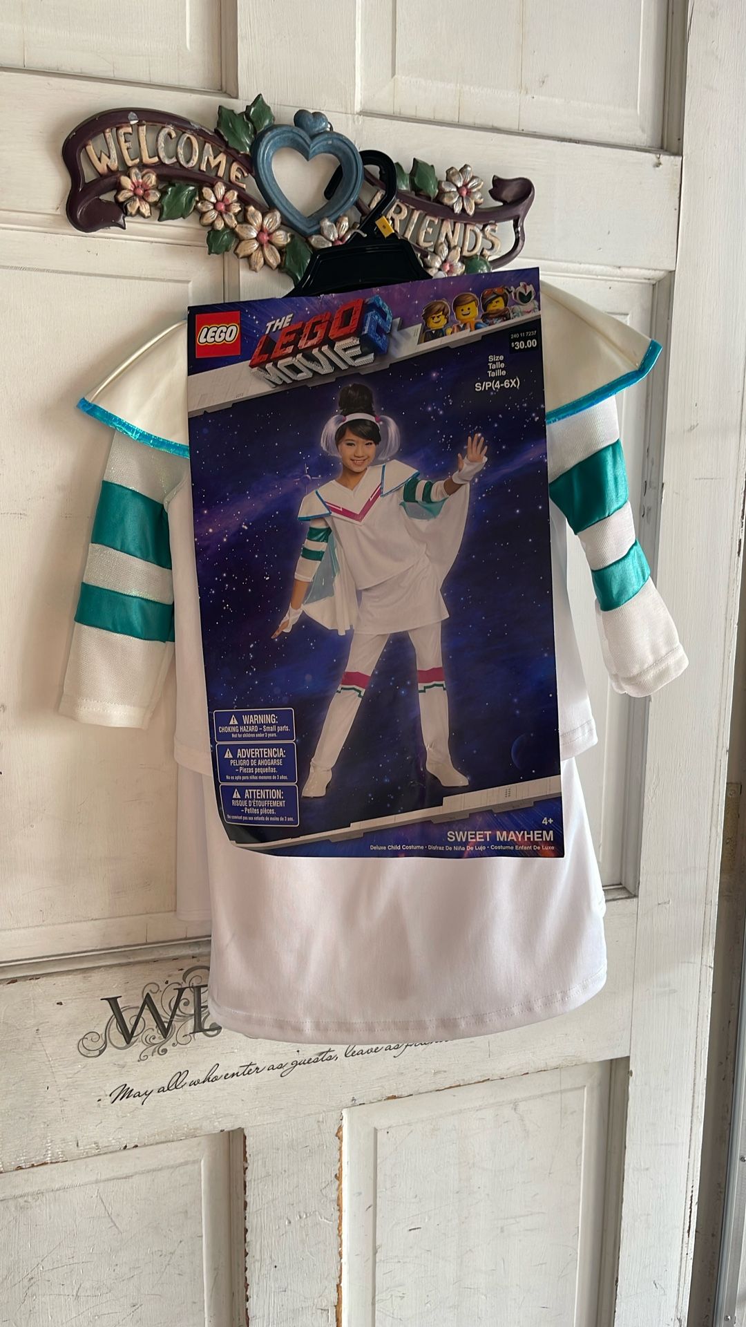 The Lego Movie 2 Sweet Mayhem Deluxe Costume by Disguise, Size Small 4-6, New!