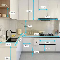 wall cabinets and base cabinets